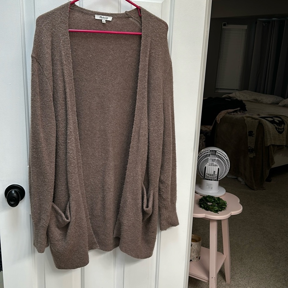 Madewell cardigan sweater very soft.